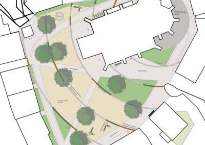 Lageplan Kirchplatz St. Dionysius, Havixbeck
