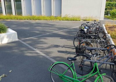 Fahrradbügel am Studienhospital Uniklinikum Münster