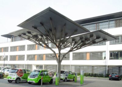 Parkplatz und Solarbaum, Osnabrück